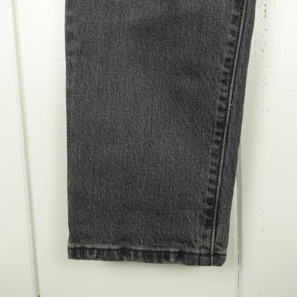 Levi's Premium 501 Skinny Button Fly Denim Jeans Womens SZ 28x28 Gray Distressed - Picture 2 of 16